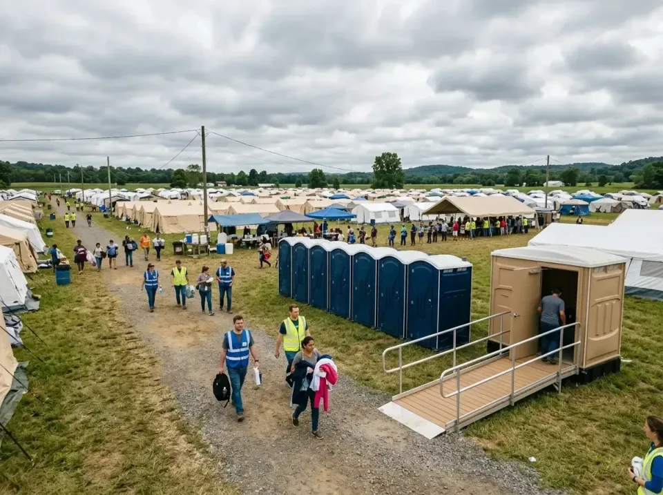disaster-relief-camp-restrooms-010 — frequently asked questions, Dumpster & Portable Bathrooms Rental in Oak Creek, WI